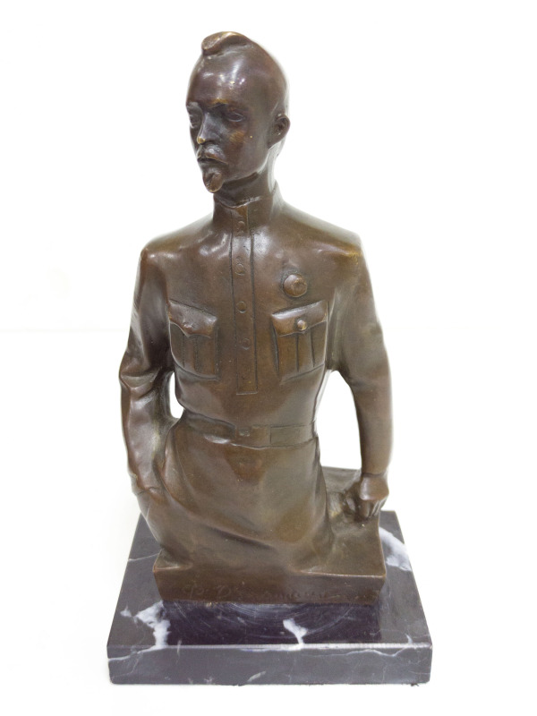 Бюст бронза "Дзержинский в кителе" УТ-00002114
