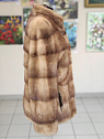 Шуба норковая SAGA MINK ROYAL, рыжая,размер 44, короткая, без капюшона, воротник - стойка, рукав длинный Шуба норковая SAGA MINK ROYAL, рыжая,размер 44, короткая, без капюшона, воротник - стойка, рукав длинный