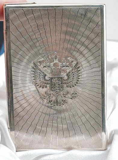 Визитница серебряная  (84,1 г, Серебро, 925)